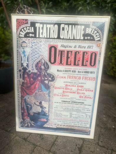 Opera posters in frames