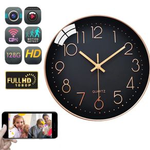 1080P SPY  Hidden HD Mini Camera IP wifi CCTV Wall Clock Camera Home Security Wifi Nanny Camera Video Recorder with Motion Detection