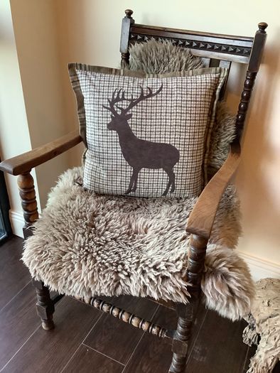 Antique carved wooden chair