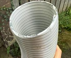 100mm Flexible Aluminium Ducting - Approx. 2.5m Extended