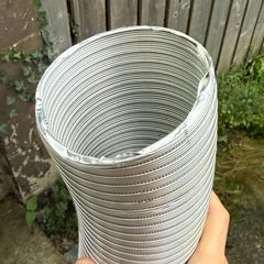 100mm Flexible Aluminium Ducting - Approx. 2.5m Extended