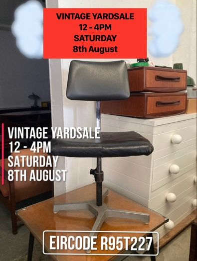 Vintage Furniture Yardsale - Sat 8th August Eircode R95T227