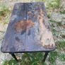 antique Victorian pine desk Image 2