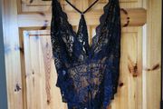 BNWT Lovely Black Bodysuit size 18