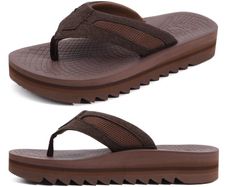 Brand New Men's Flip Flops with Arch Support Comfortable Mesh Sandals
