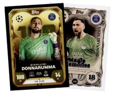 Match Attax Gianluigi Donnarumma 100 Club #460 & Magic Memories #438 Trading Cards NM