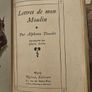 Letters De Mon Moulin By Alphonse Daudet. Plus Vintage Postcard Of The Mill. Vintage Hardback In Fair Condition.  See Photos For Same. Image 6