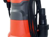 400W Submersible Pump for Clean Dirty Water 8000 LPH, Drain Water from Garden Pond Pool Hot Tub Flooded Cellar, with Float Switch and Hose Connector