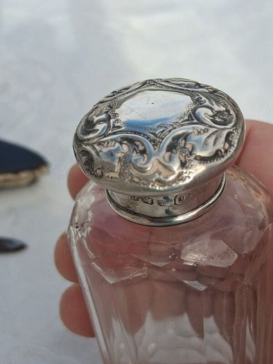 Sterling Silver Art Nouveau Dressing Table Set