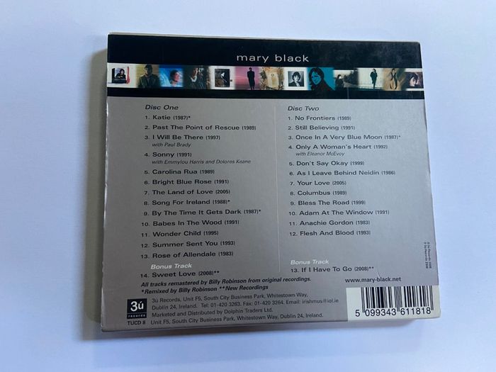 Mary Black 25 Years 25 Songs Double CD