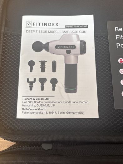 Fitindex deep tissue massage gun