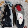 Jordan 4 Retro SE Black Canvas Image 2