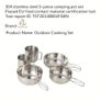 5 pieces camping cookware set. Compact and lightweight Image 3