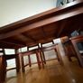 Dining Table & 6 Chairs, solid wood Image 5