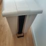 Rubbermaid Commercial Products Legacy Step-On 87L White Pedal Plastic Waste Bin Image 2