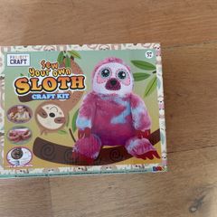 Sew your own sloth craft kit