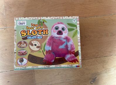Sew your own sloth craft kit