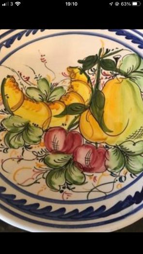 Hand Painted Wall Plates Set
