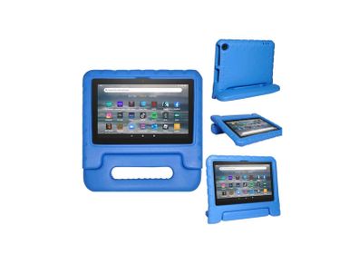 For Amazon Fire 7 2022 12th Gen Case Kids Shockproof Tablet Smart Cover Handle Blue New