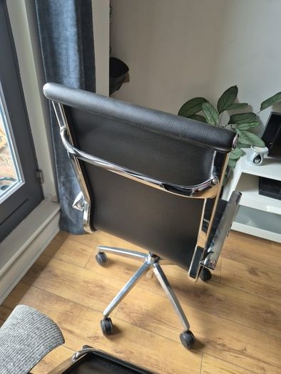 Eames Style Ribbed High Back Office Chair