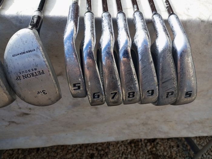 Petron ip golf clubs. Left handed clubs.