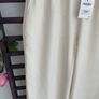 trousers Bnwt Zara cream wide leg trousers medium modal fabric Image 6