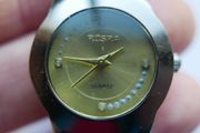 Rosra Quartz Ladies Delicate Detail Watch Metal Link Strap