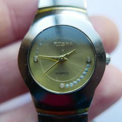 Rosra Quartz Ladies Delicate Detail Watch Metal Link Strap