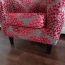 Soft armchair grey / red Image 3