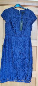 Lace dress Anna Leah French Navy