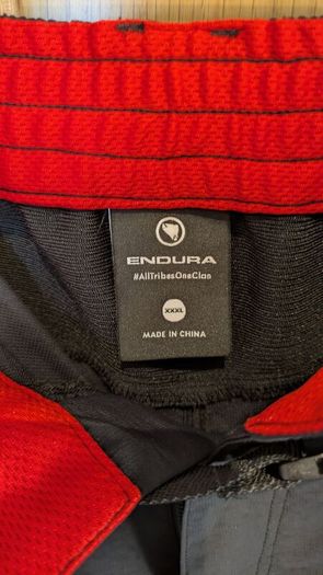 Endura cycling shorts XXXL