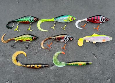 Pike Lures Guppie's + Lemon Trout