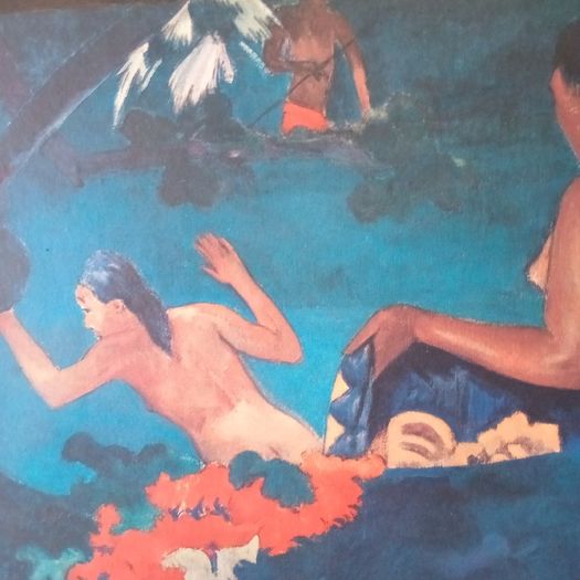 Paul Gaugin..."By The Sea". Vintage Print.1960s.