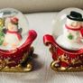 Snowglobe Set of 3pcs Sleigh Train Carriages & Engine Image 2