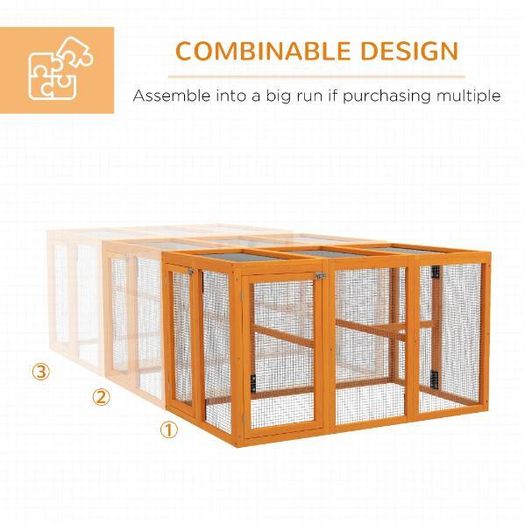 Wooden Chicken Coop & Run