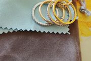 14kt gold plated stacking ring set