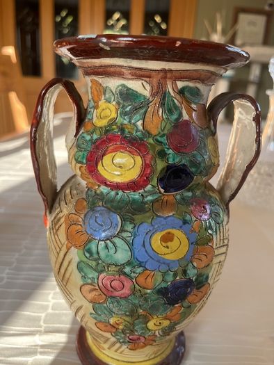 vintage Italian style urn-shaped vase