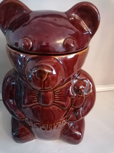 vintage price and Kensington teddy bar biscuit /cookie jar
