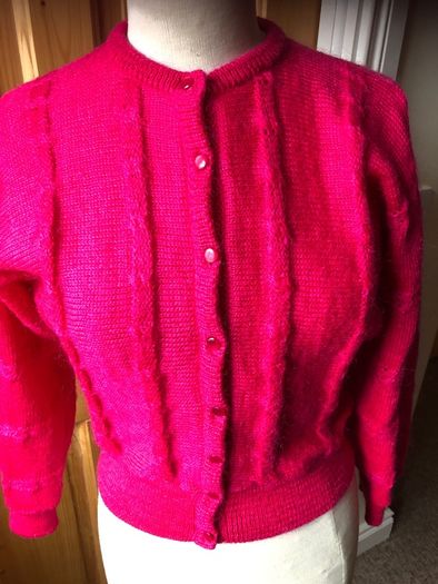 Ladies Vintage Mohair Cardigan
