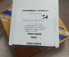 Ezewarm programmable floor heating thermostat model415305