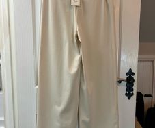 NEW Object Cream Wide Leg Trousers - Size 38 / Size 12