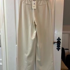 NEW Object Cream Wide Leg Trousers - Size 38 / Size 12