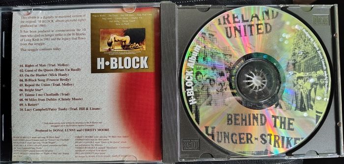 H Block - CD (1981) The Legacy of The 1981 Hunger Strike - Republican Protest VG+ Folk Trad
