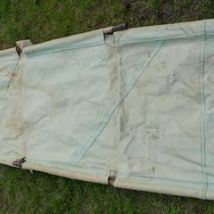 WW2 period folding Officer's canvas bed