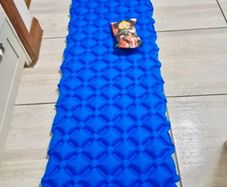 2x New Self inflatable camping mats with built in pump and Headrest