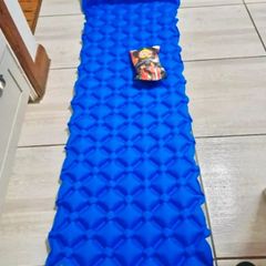 2x New Self inflatable camping mats with built in pump and Headrest