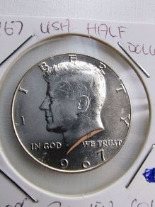Usa 1967 Silver Half Dollar Coin High Grade Free Standard Postage Included
