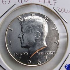 Usa 1967 Silver Half Dollar Coin High Grade Free Standard Postage Included
