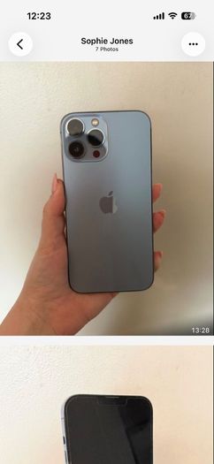 I phone 13 Pro max sierra blue