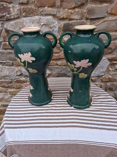 Vintage pair of Art Nouveau Vase